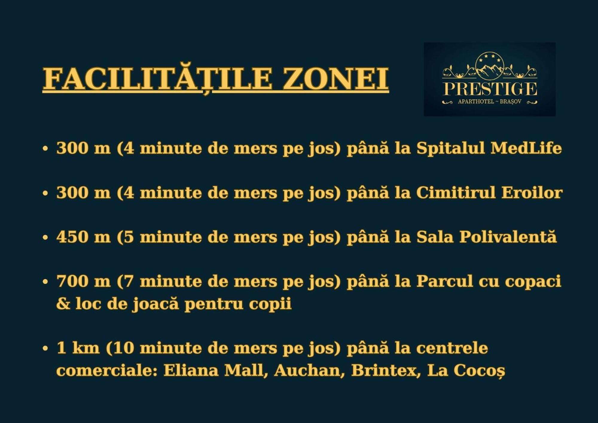 Prestige Aparthotel Brasov Exterior photo